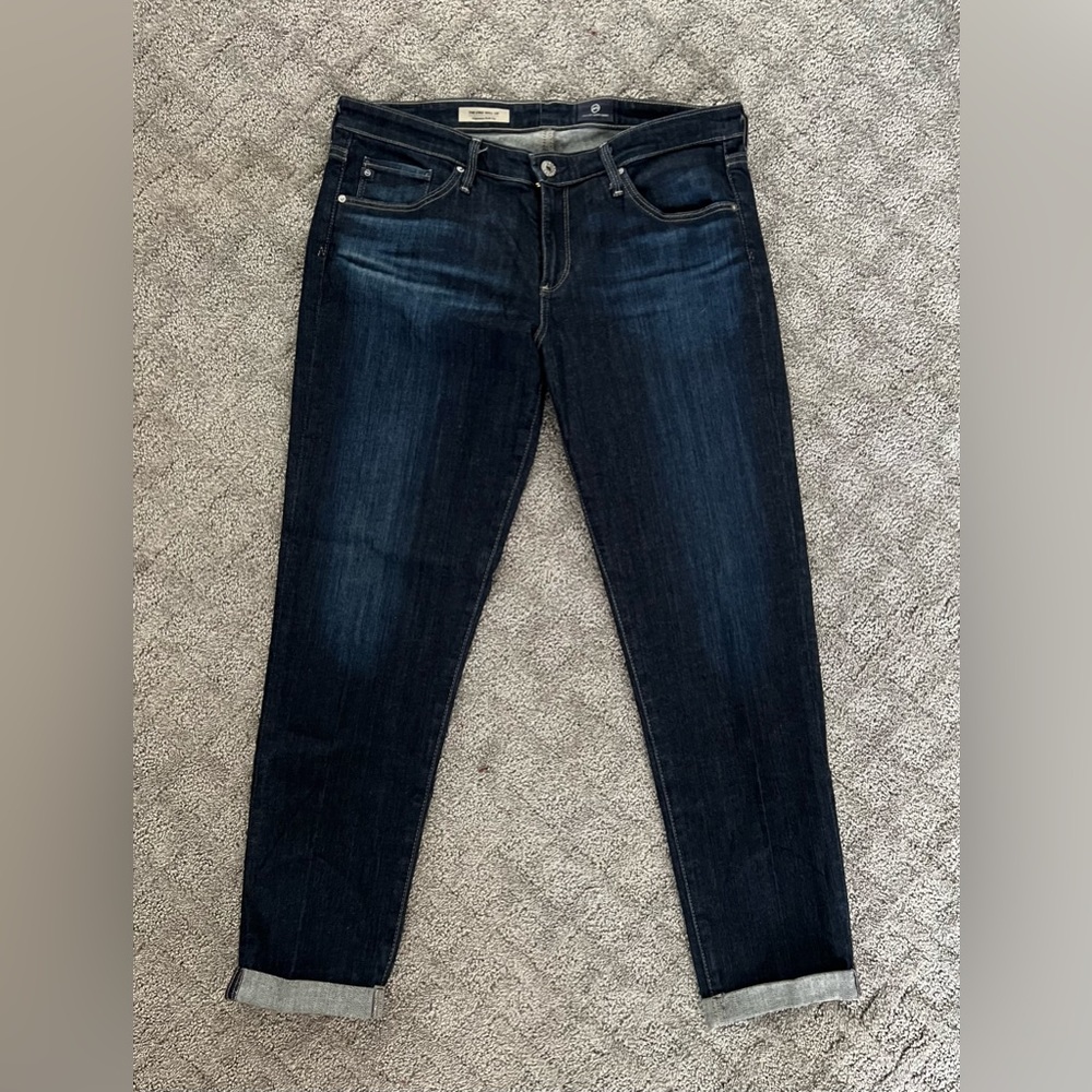 NWOT Adriano Goldschmidt cigarettes roll up jeans size 31